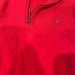 Ralph Lauren Polo Red Knit Top